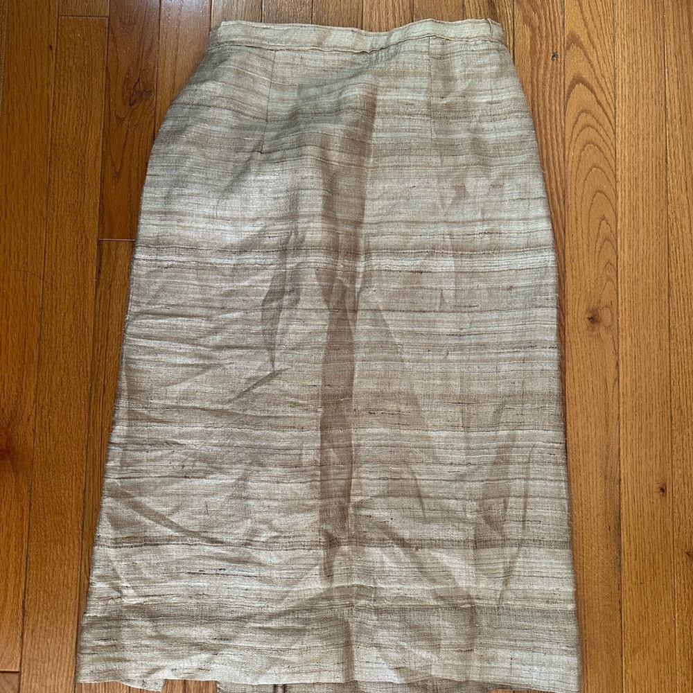 Silk skirt with matching top
